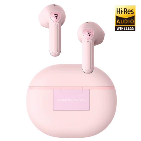 Air3 Deluxe HS Wireless Earphone Hi-Res Audio Bluetooth Earbuds with Ldac,14.2Mm Large Driver, In-Ear Detection - Pink
