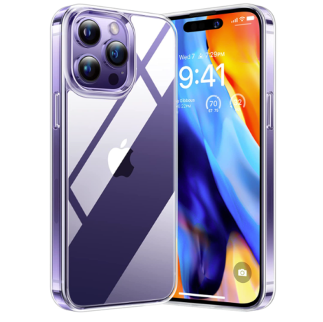 Torras Diamond Clear iPhone 13 Pro Max Clear Case – Shockproof, Slim, and Stylish