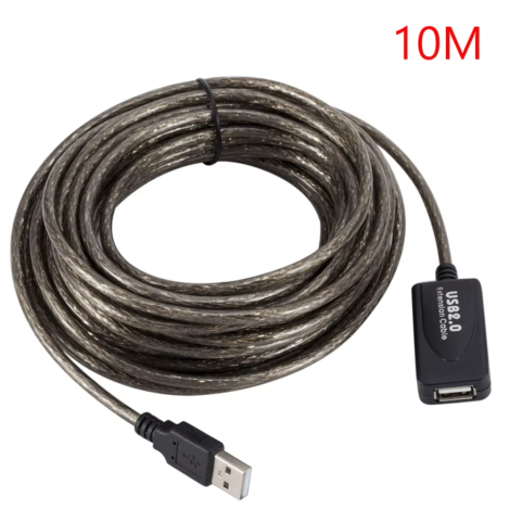 5/10/15/20M USB 2.0 Extension Cable High Speed Male to Female Active Repeater Wireless Network Card Extension Cord USB Adapter - 10M (29)