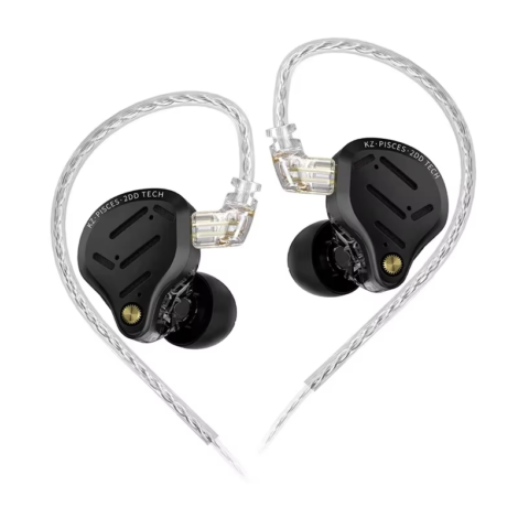 Pisces Dual Dynamic Drive Unit Earphones with Sound Adjustment Switch Two Versions Optional in Ear Earbuds Replaceable Cable