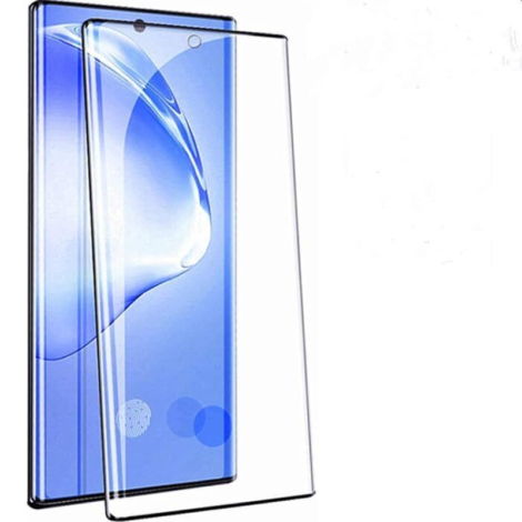3D Tempered Glass Screen Protector for Samsung Galaxy Note 8, Note 9, Note 10, Note 10 Plus, Note 20 & Ultra - For Samsung Galaxy Note20 Ultra, Black