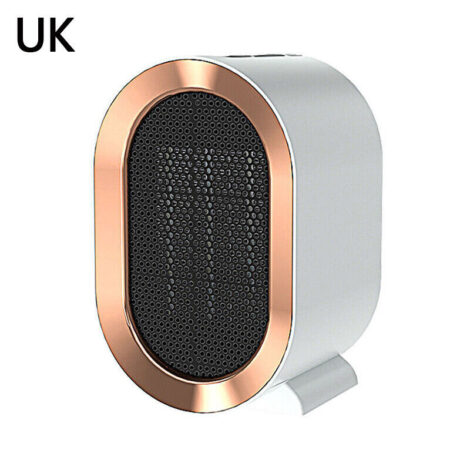 White  1200W Electric Space Heater Low Energy Ceramic Fast Heating Fan Portable Remote - Default