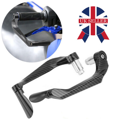 2X Motorcycle Brake Clutch Protect Lever Guard Handlebar Protector Hand Guard UK