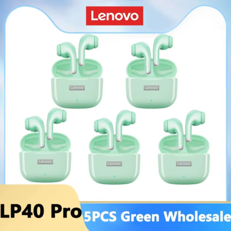 LP40 Pro Earphones Bluetooth 5.3 Wireless Sports Headphone Waterproof Gaming Earbuds with Mic Touch Control TWS Headset - Lp40 Pro Green 5