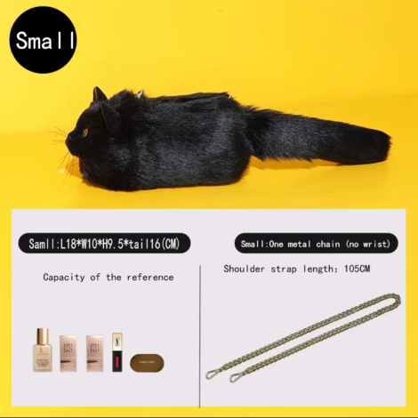 Luxury Cat Clutch Bag for Women – Cute Cat Tote, Crossbody & Handbag