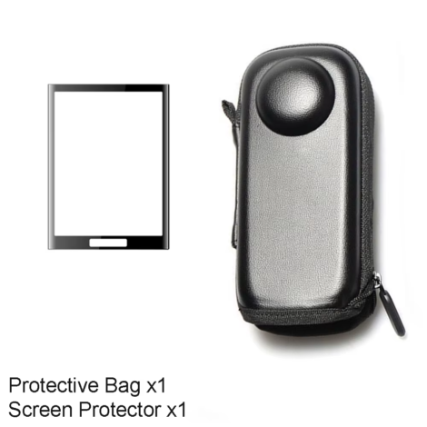 Anti-Scratch PU Bag Portable Protective Case for  X4 Screen Protector Mini Storage Case for  X4 Accessories - E2183-A