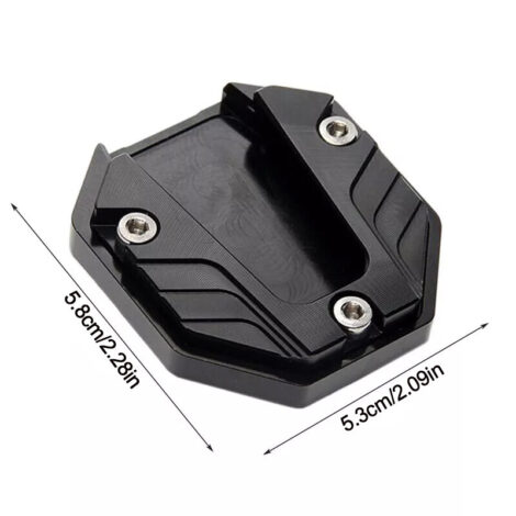 Motorcycle Scooter CNC Side Stand Enlarge Foot Plate Kickstand Extension Pad 1PC - W13252234