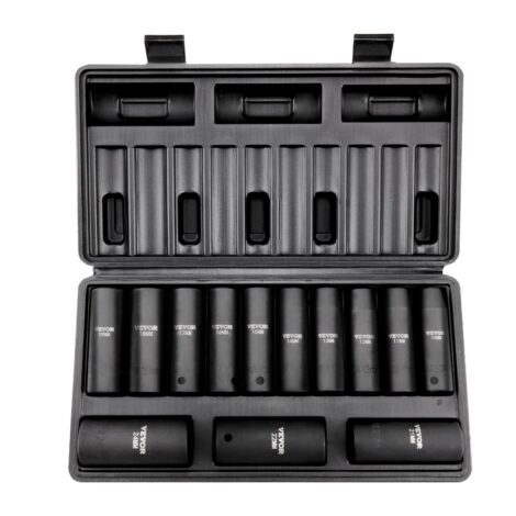 13-Piece 1/2″ Drive Impact Socket Set – Durable, High-Torque Deep Sockets for Auto Repair - CJTTZJ12CRV13FHOHV0
