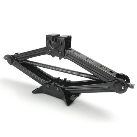 2.5 Ton Tonne Scissor Jack Lift Wind Up For Car Van Garage W Crank Speed Handle - Black